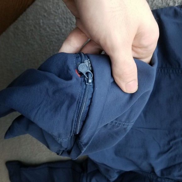 SportIf Men's L Convertible Blue Athletic Activewear Pants 31" 28.25" 12.5" - Picture 7 of 12